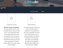 Tablet Screenshot of datacillin.com